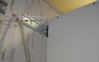 Как повесить навесной шкаф на стену без видимых креплений