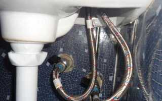 Как закрутить гибкую подводку в глубокий смеситель