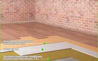 Шумоизоляция под стяжку пола в квартире какую выбрать