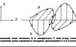Как распространяется электромагнитная волна в вакууме