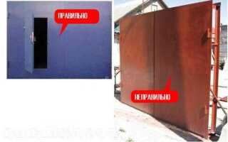 Как закрепить ворота чтобы они не гуляли от ветра