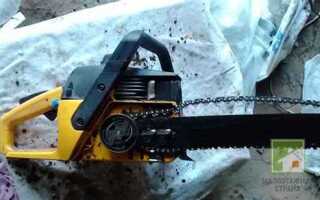 Как надеть цепь на бензопилу штиль