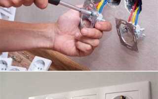 Как закрепить розетку в гипсокартоне