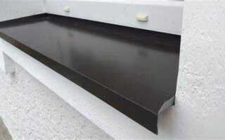 Чем покрасить отливы на окнах снаружи