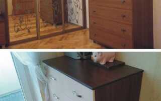 Как разобрать рейку от комода