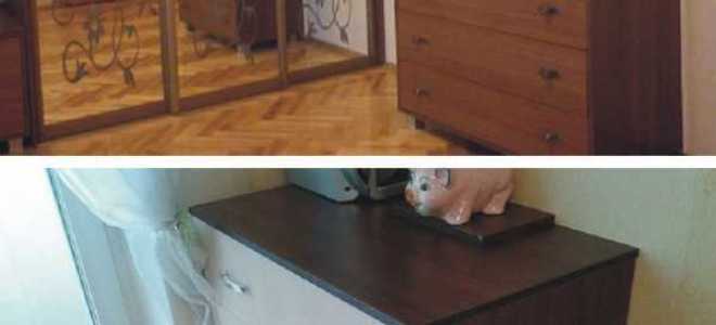 Как разобрать рейку от комода