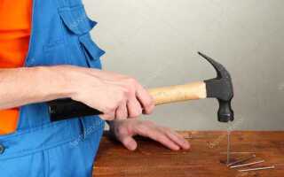 Как забить гвоздь чтобы не треснула доска