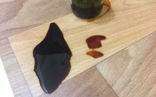 Как убрать горелое пятно с линолеума