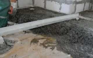 Как залить бетон в форму без пузырей