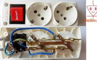 Как установить плавный пуск в удлинитель