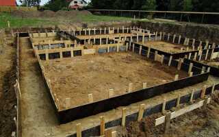 Сколько стоит фундамент под дом 10х10 цена