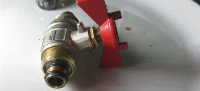 Как снять ручку с шарового крана