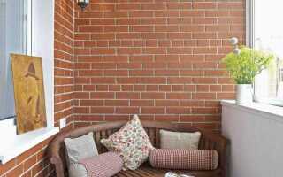 Чем покрасить кирпичную стену на балконе