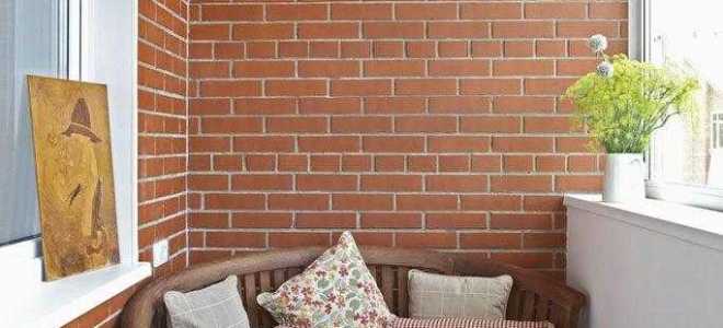 Чем покрасить кирпичную стену на балконе