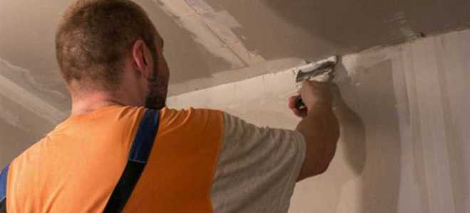 Как шпаклевать гипсокартон под обои своими руками