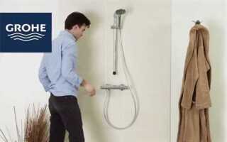 Как разобрать тропический душ grohe