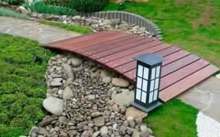 Как сделать сухой ручей на даче своими руками