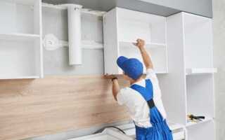 Как стянуть шкафы между собой на кухне