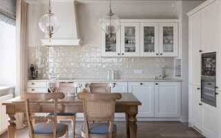 Какой фартук подойдет к белой кухне