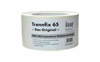Лента разделительная кнауф треннфикс как монтировать