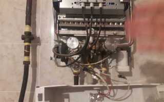 Потекла газовая колонка что делать