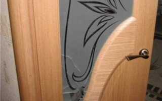 Чем можно заменить стекло в межкомнатной двери