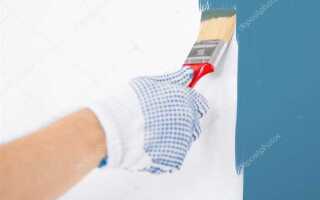 Как покрасить кисточкой без разводов