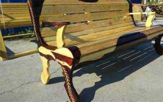 Чем покрасить лавочку деревянную на улице