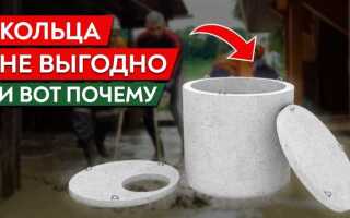 Как закопать кольца под канализацию своими руками