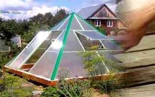 Как построить пирамиду на даче своими руками