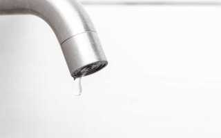 Почему из крана капает вода после выключения