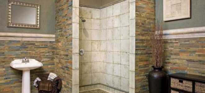 Как сделать душевую из плитки