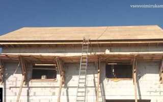 Какой толщины осб на крышу под мягкую кровлю