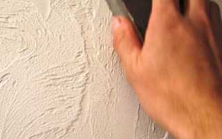 Штукатурка короед как наносить правильно на стену