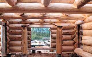 Как делать сруб из бревен своими руками