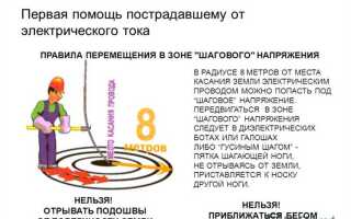 Как безопасно выйти из зоны шагового напряжения