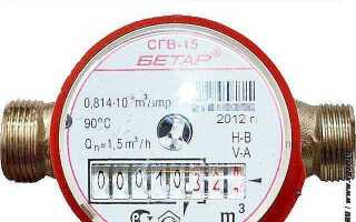 Когда подавать показания счетчиков воды в москве