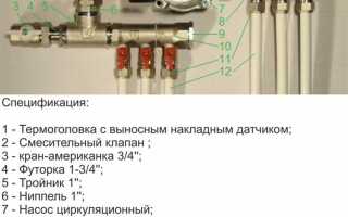 Как работает смесительный узел для теплого пола