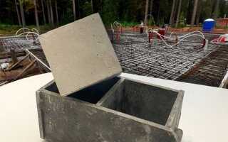 Как проверить марку бетона из миксера