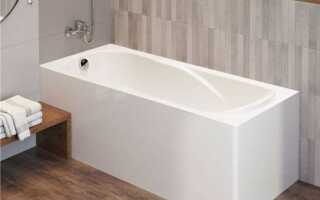 На какой высоте должна быть ванна от пола