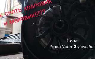 Как открутить храповик на пиле дружба