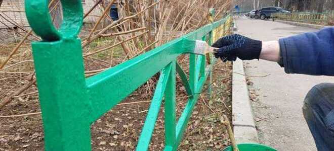 При какой температуре можно красить металл на улице