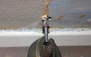 Дюбель прокручивается в стене что делать