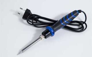 Паяльник с острым жалом как паять