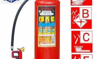 Какой огнетушитель должен быть в электрощитовой