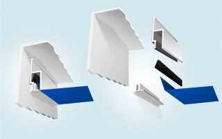 Как крепится гарпун к полотну натяжного потолка