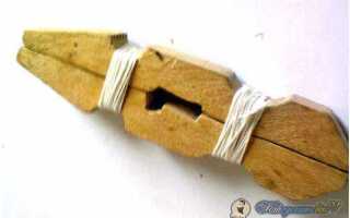 Как сделать спичкострел из прищепки