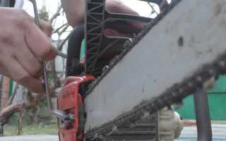 Почему не смазывается цепь на бензопиле