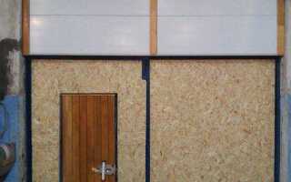 Как утеплить ворота гаража изнутри своими руками