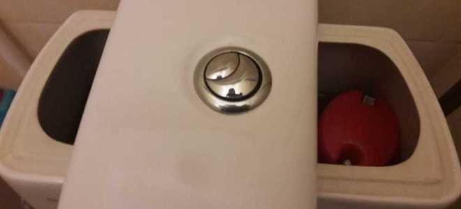 Как разобрать бачок унитаза с двойной кнопкой